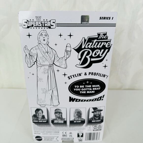 Mattel WWE Superstars Ric Flair w/Entrance Robe Action Figure Series 1 - Picture 5 of 7